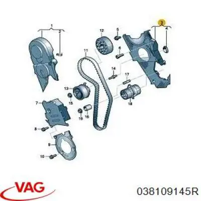  VAG 038109145R precio, desde 58,70 EUR