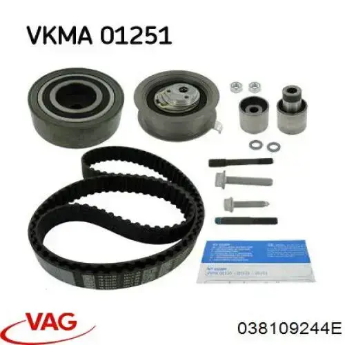 Polea correa distribución VAG 038109244E precio, desde 11,42 EUR