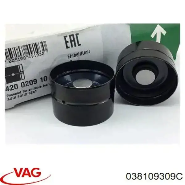 Empujador de válvula Seat Ibiza 4 6J5, 6P1