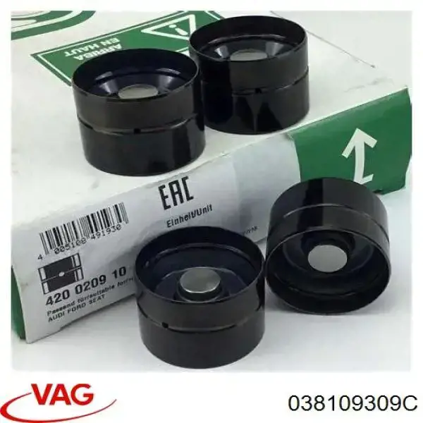 Empujador de válvula Seat Ibiza 4 6J5, 6P1