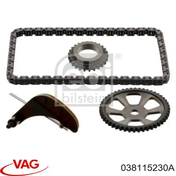 Cadena de la Bomba Aceite 038115230A VAG