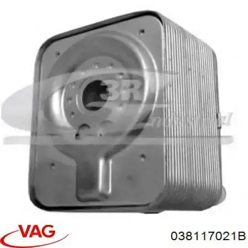 Radiador de aceite debajo del filtro 038117021B VAG