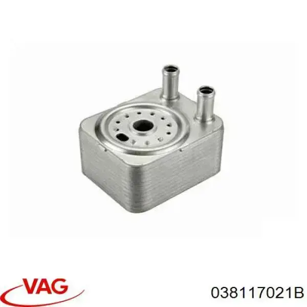Radiador de aceite debajo del filtro VAG 038117021B