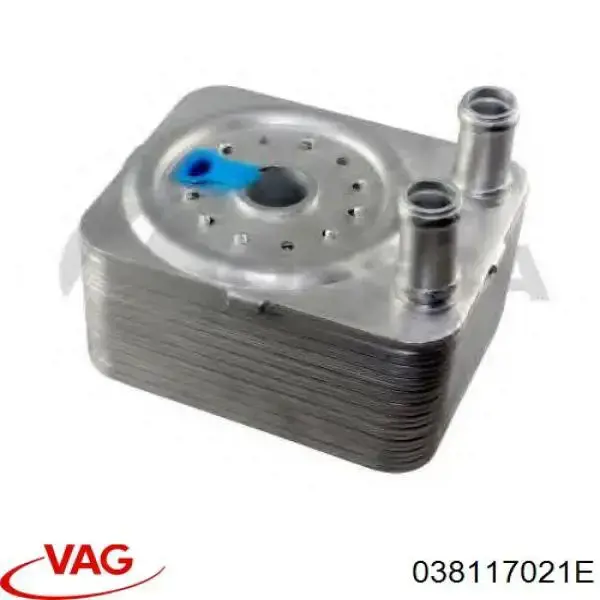Radiador de aceite debajo del filtro 038117021E VAG