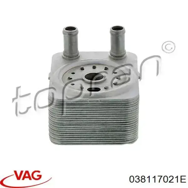 Radiador de aceite debajo del filtro VAG 038117021E