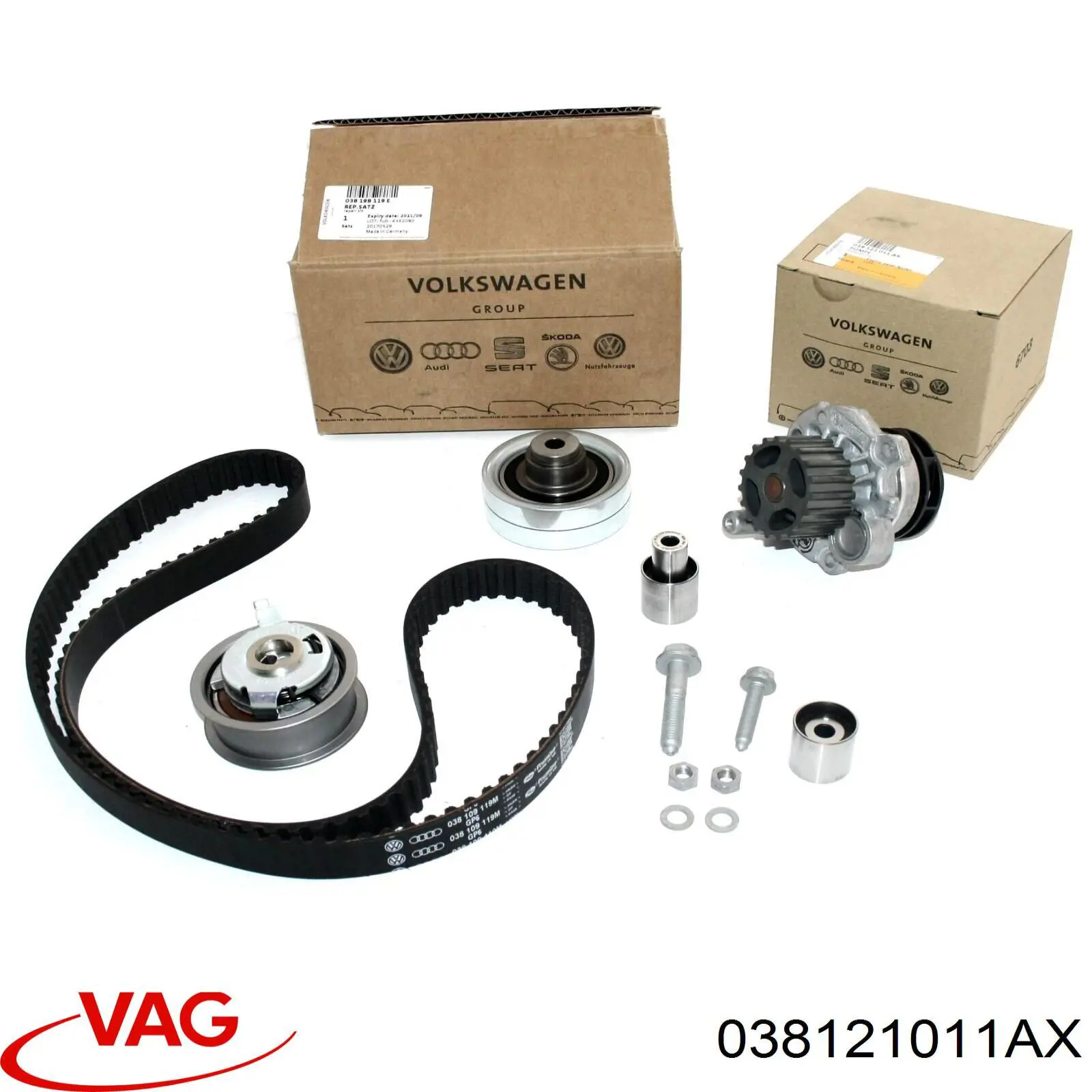 Comprar 038121011AX VAG Bomba de agua para motor