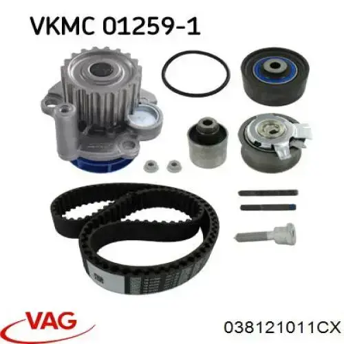 Motor de agua VAG 038121011CX