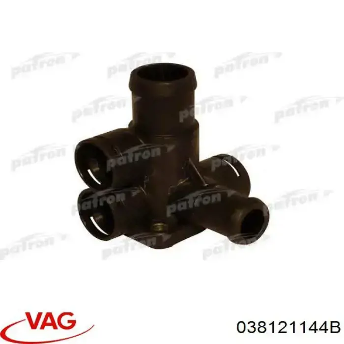 Comprar 38121144B VAG Brida del sistema de refrigeración (triple unión)