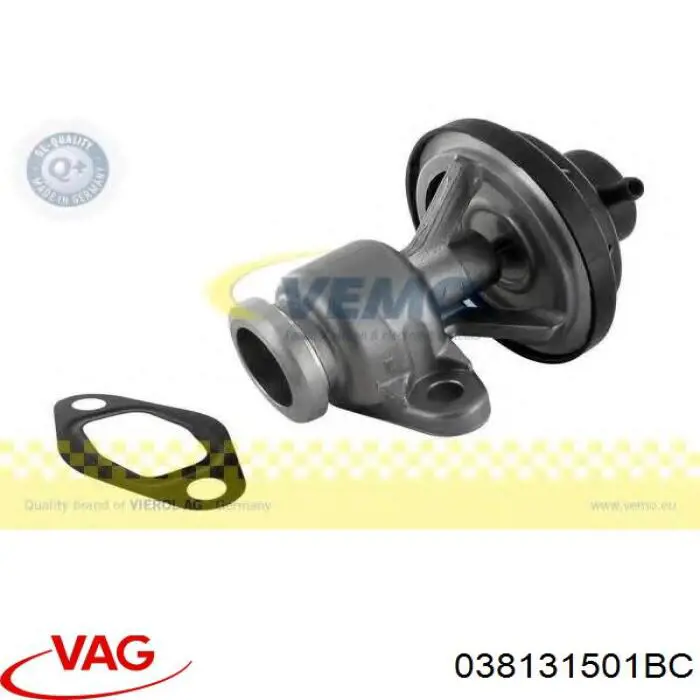 Válvula de regulación de gases VAG 038131501BC precio, desde 55,03 EUR