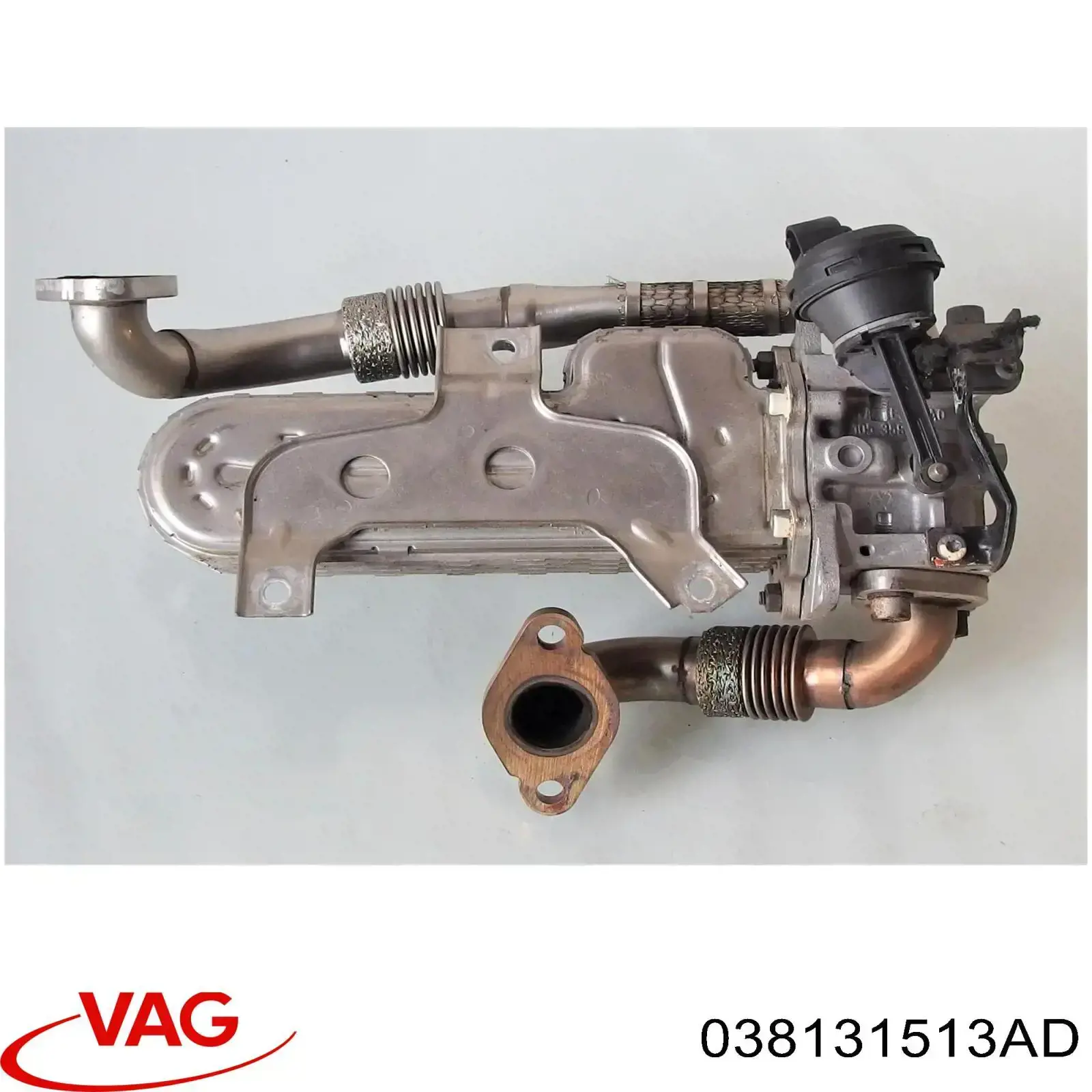 Enfriador de recirculación de gases de escape EGR 038131513AD VAG
