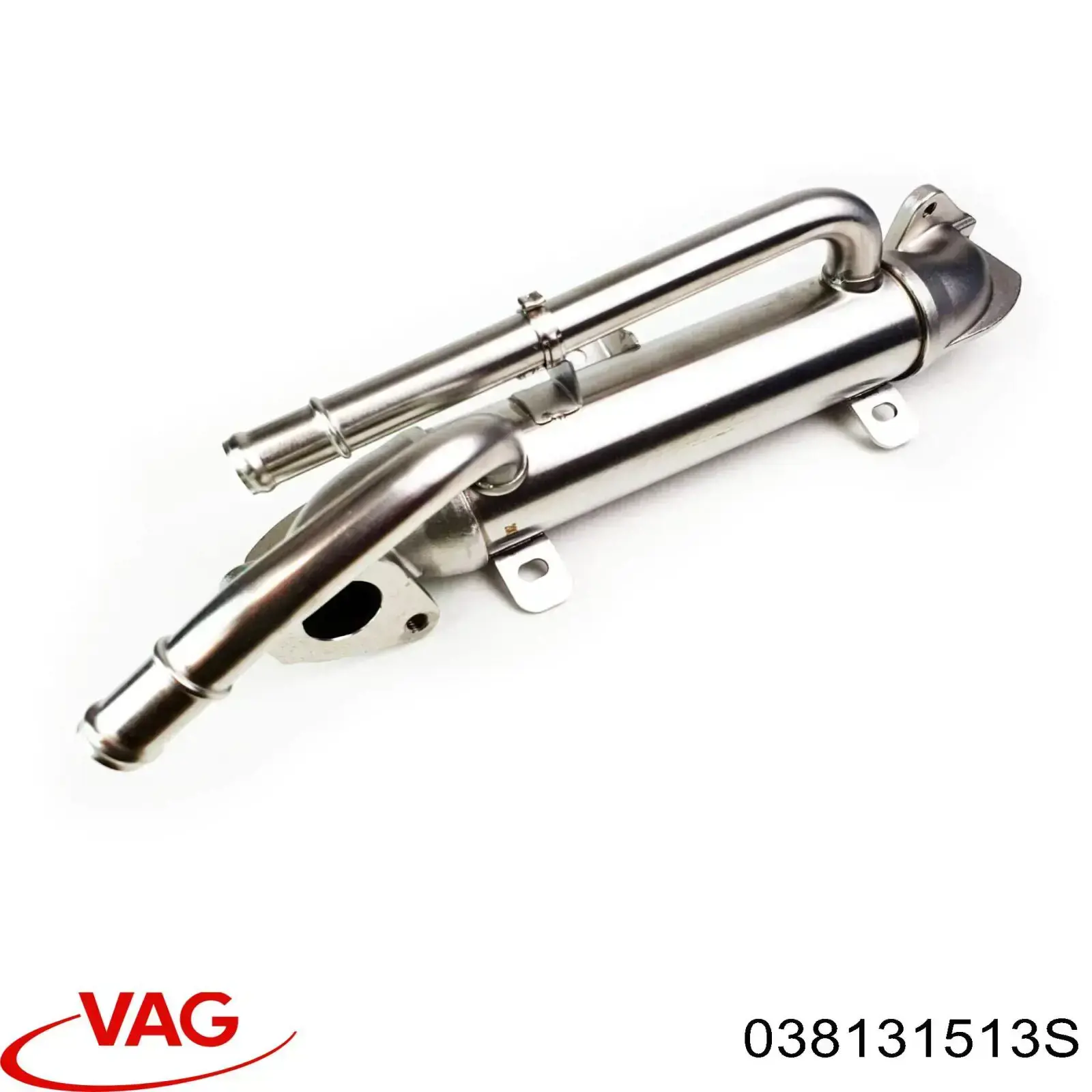 Enfriador de recirculación de gases de escape EGR 038131513S VAG