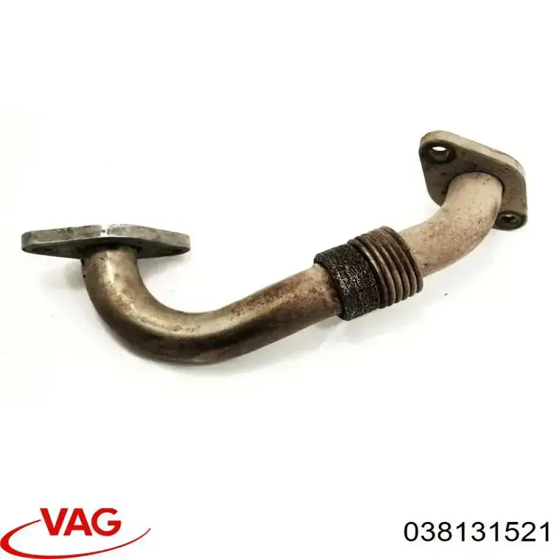 Tubo del sistema de recirculación de gases de escape EGR VAG 038131521