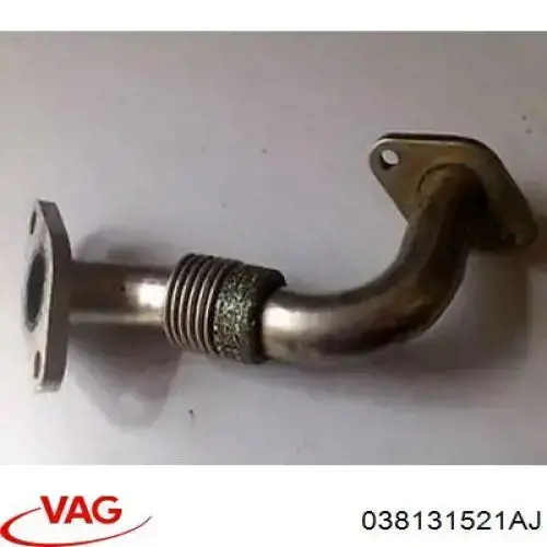 Tubo del sistema de recirculación de gases de escape EGR VAG 038131521AJ precio, desde 42,05 EUR