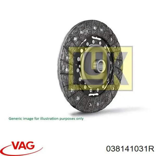 Disco de embrague VAG 038141031R precio, desde 59,19 EUR