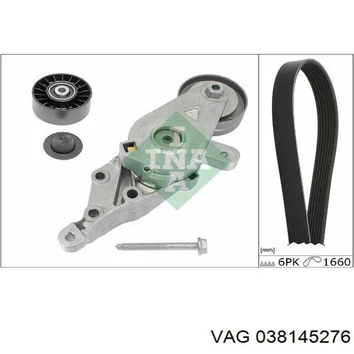 Rodillo guia VAG 038145276