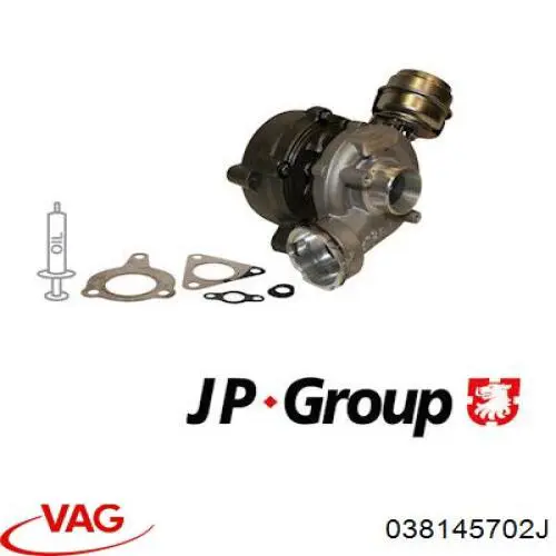 038145702J VAG turbocompresor