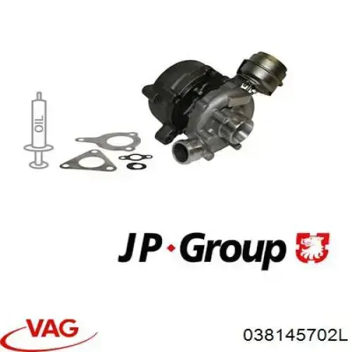 Turbocompresor VAG 038145702L precio, desde 241,64 EUR