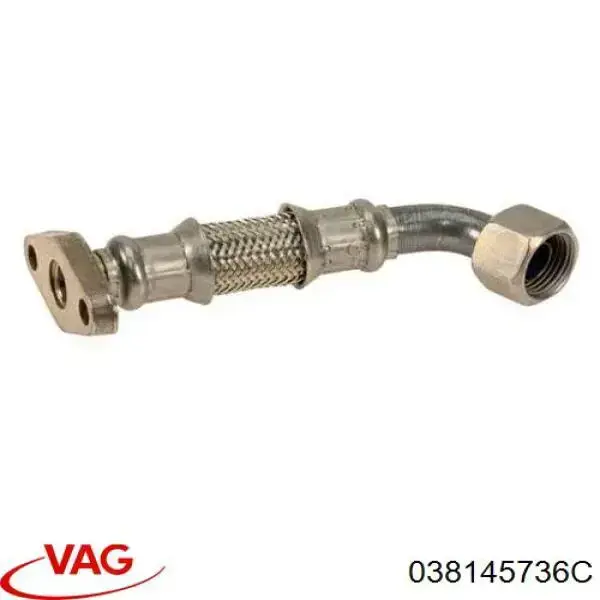 038145736C VAG tubo (manguera Para Drenar El Aceite De Una Turbina)
