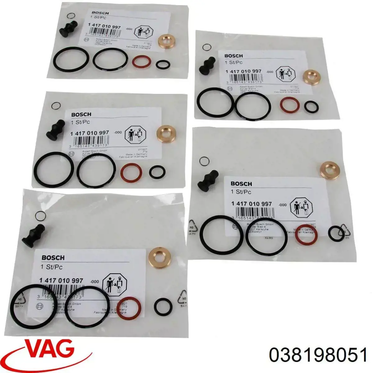 Comprar 038198051 VAG Kit de reparación del inyector
