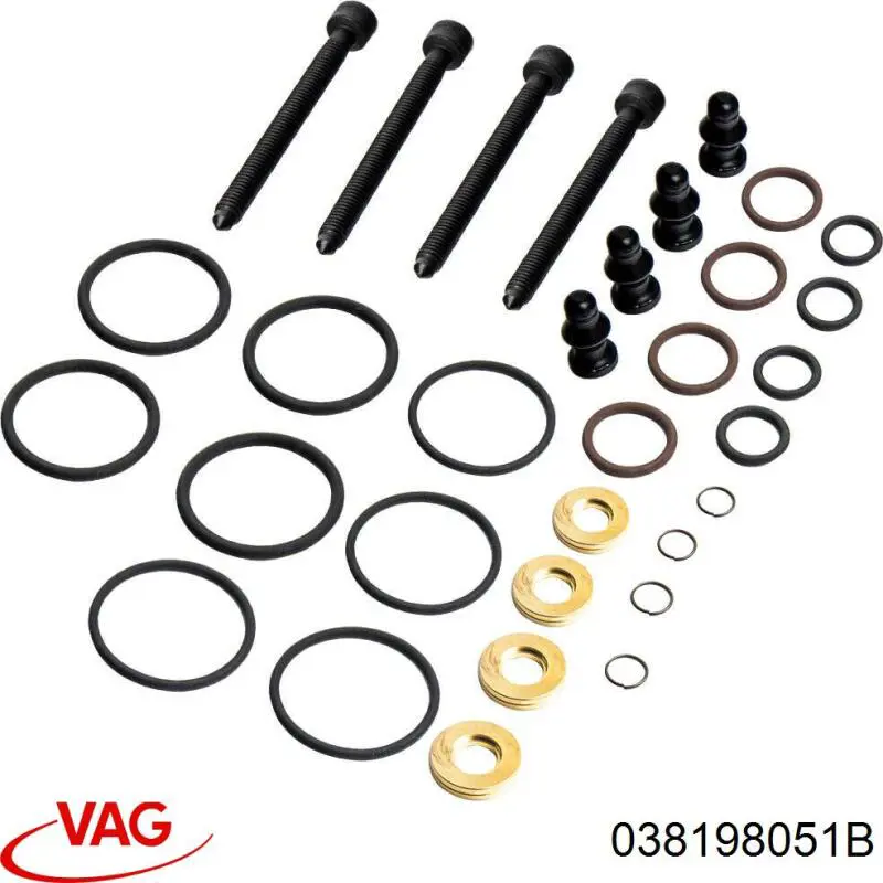 Kit de reparación, inyector Seat Ibiza 6J1, 6P5