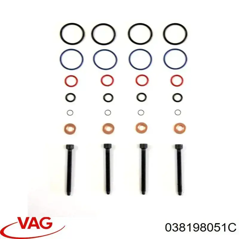 Juego de reparación de inyector VAG 038198051C precio, desde 15,35 EUR