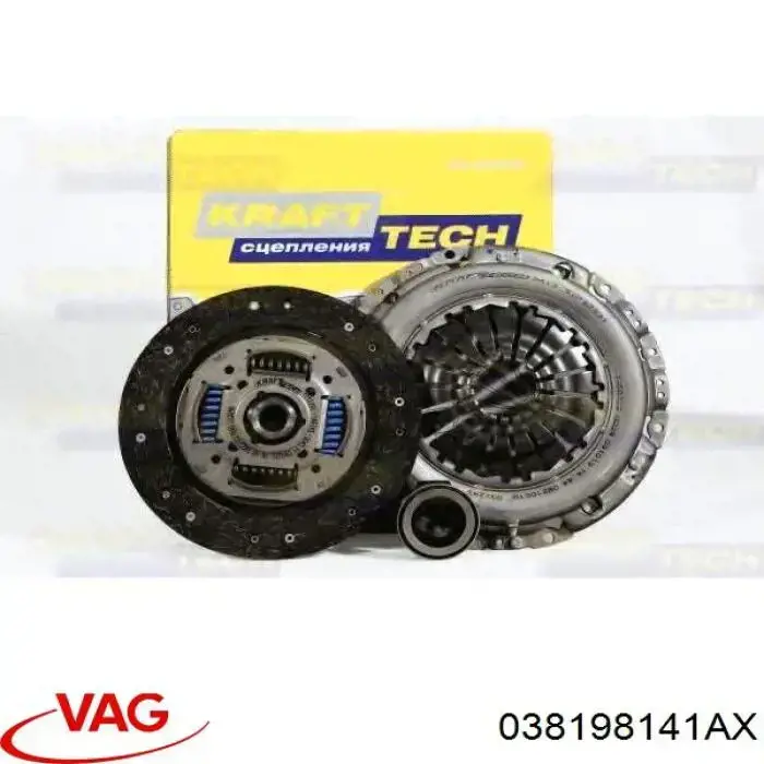 Mecanismo de embrague VAG 038198141AX precio, desde 109,69 EUR