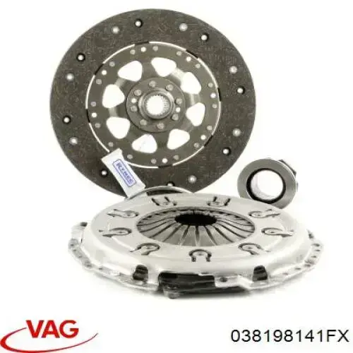 Embrague 038198141FX VAG