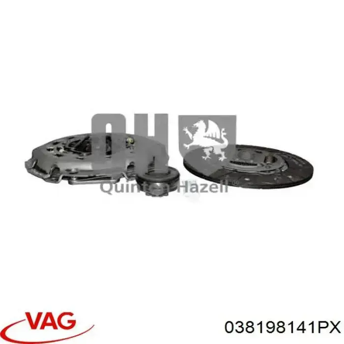 038198141PX VAG plato de presión del embrague