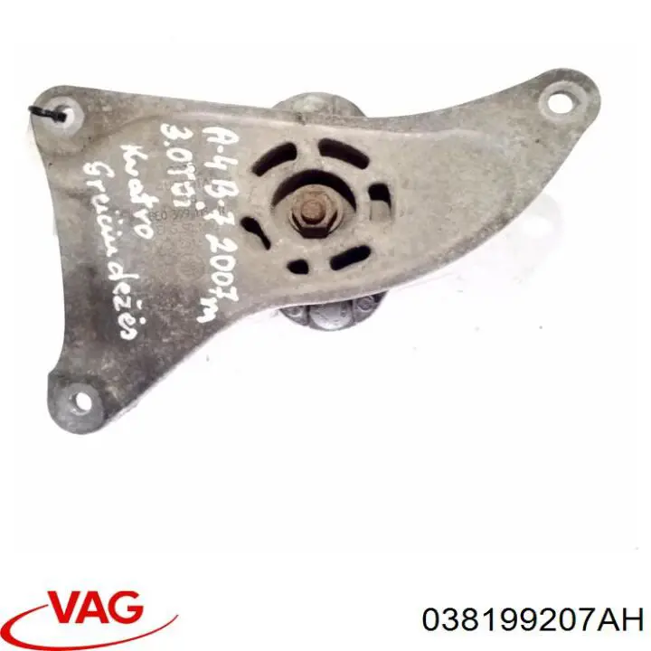 Soporte derecho del motor VAG 038199207AH precio, desde 189,55 EUR