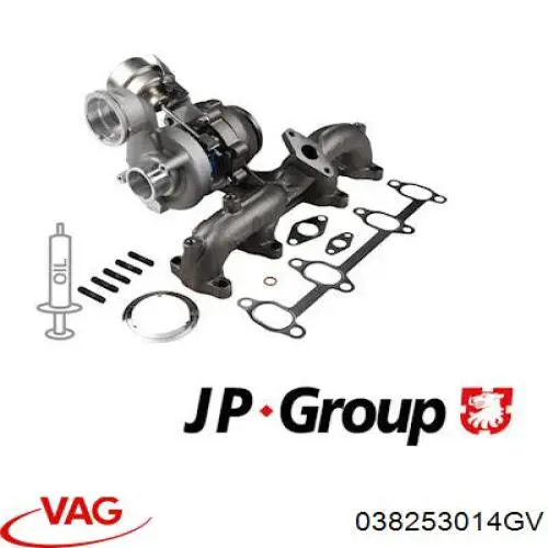 038253014GV VAG turbocompresor