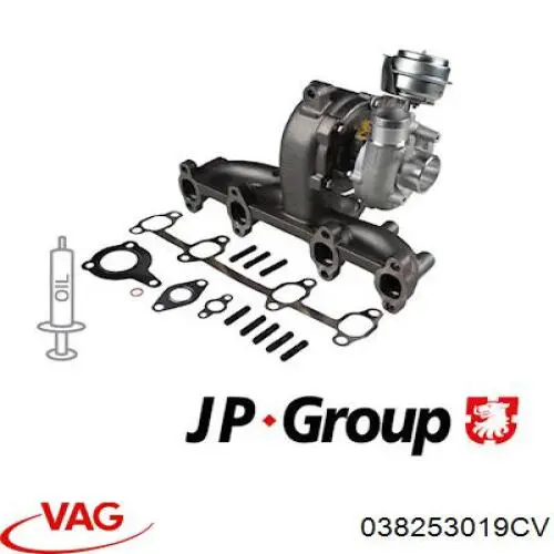 038253019CV VAG turbocompresor