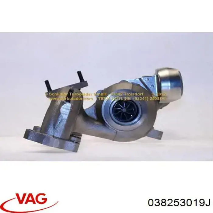 038253019J VAG turbocompresor