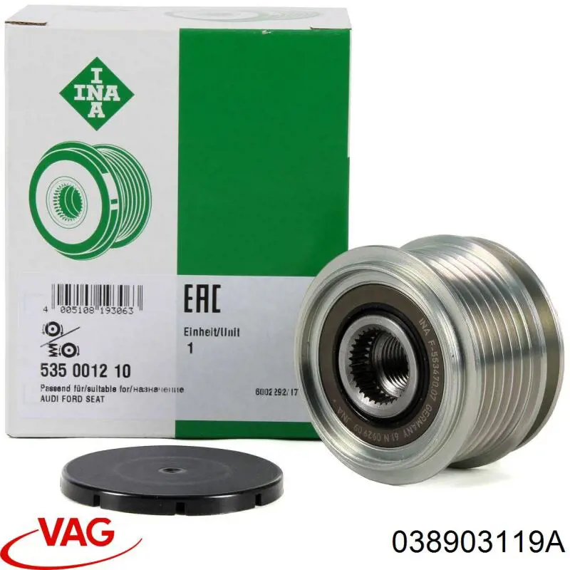 Comprar 038903119A VAG Rueda libre del alternador