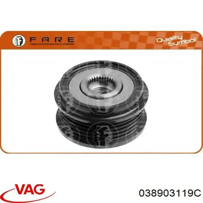 Polea rueda libre VAG 038903119C precio, desde 28,03 EUR