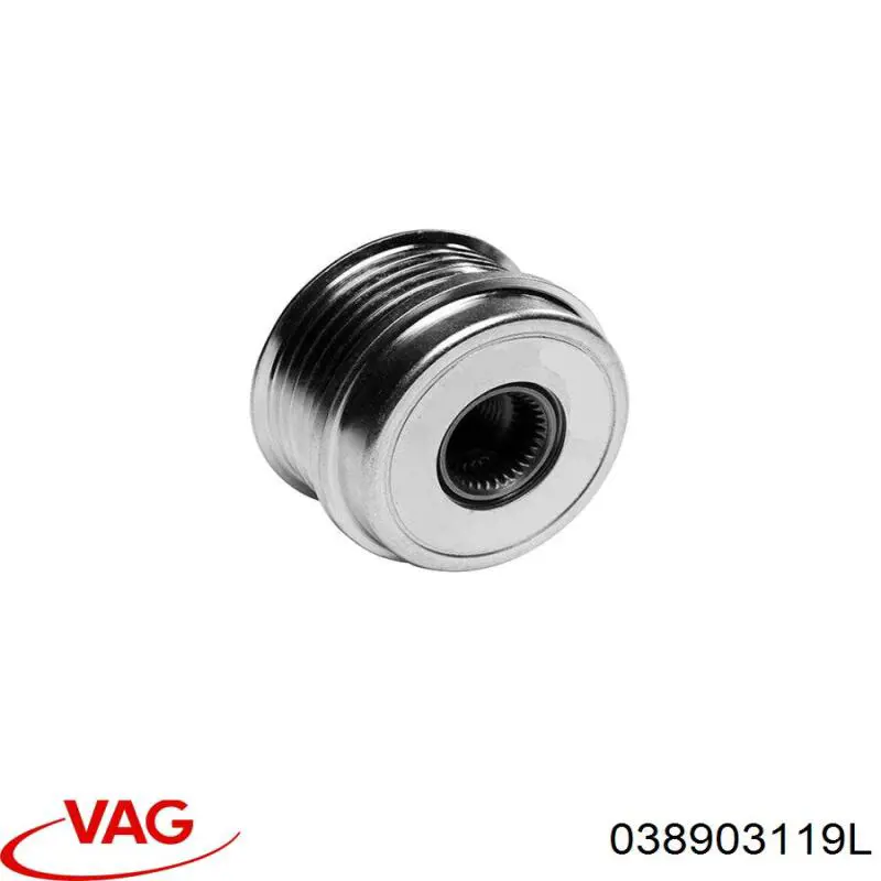 Polea rueda libre VAG 038903119L precio, desde 33,81 EUR