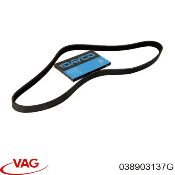 Correa de alternador 038903137G VAG