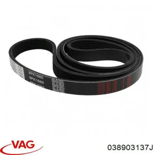 Correa accesorios VAG 038903137J