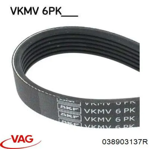 Correa de transmisión trapezoidal VAG 038903137R precio, desde 11,72 EUR