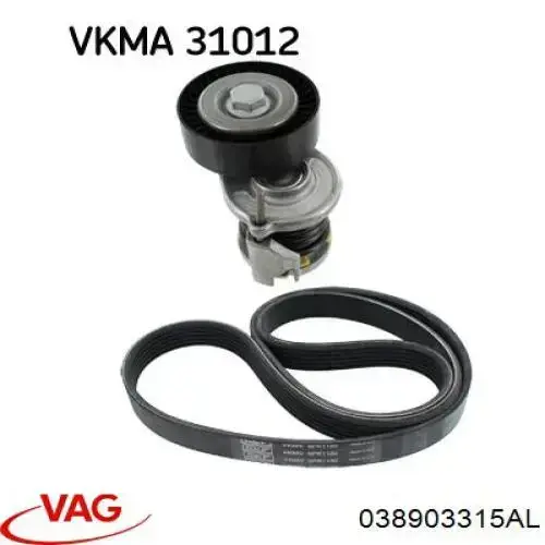 Tensor de la correa trapecial VAG 038903315AL precio, desde 32,02 EUR