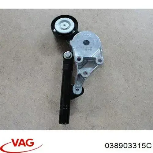 Tensor de la correa trapecial poli v VAG 038903315C