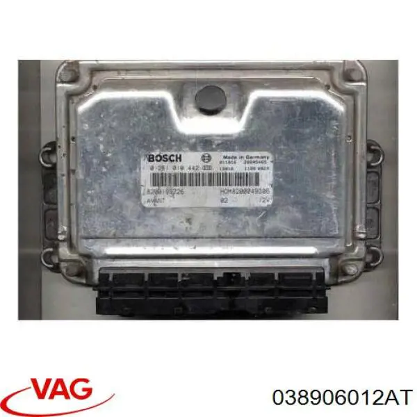 038906012AT VAG Centralina Del Motor