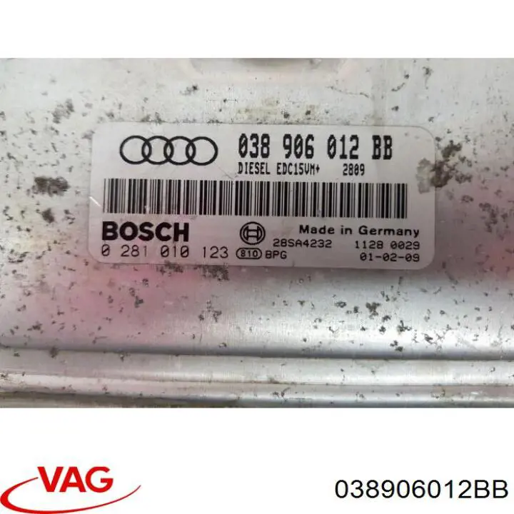 038906012BB VAG Centralina Del Motor