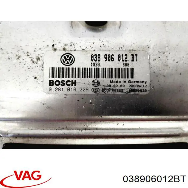 038906012BT VAG Centralina Del Motor