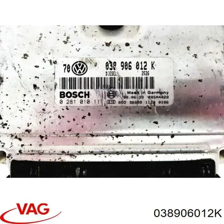 038906012K VAG Centralina Del Motor