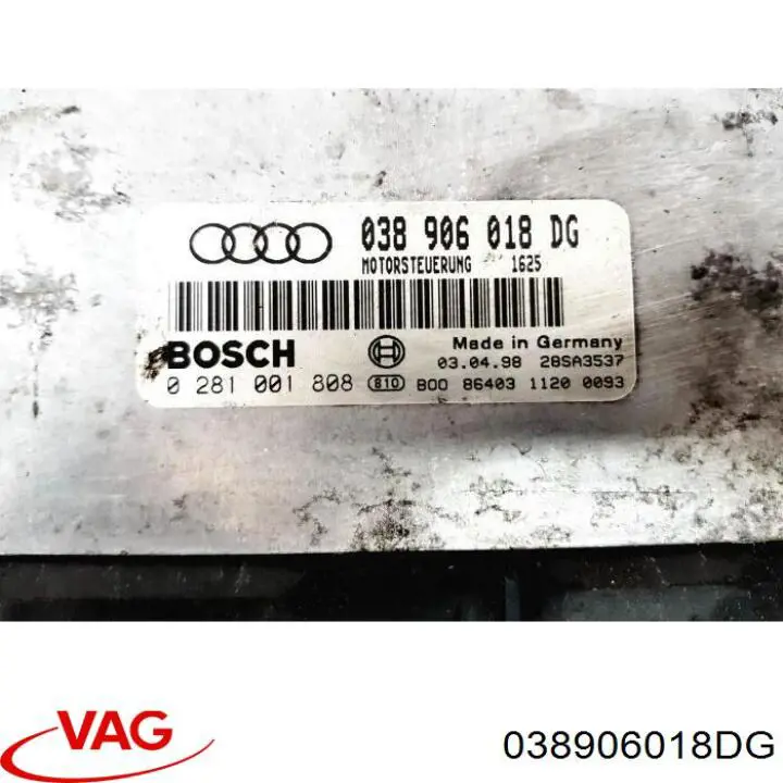 Unidad de control del motor  VAG 038906018DG precio, desde 65,34 EUR