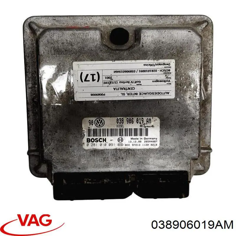 Centralina Del Motor / Modulo De control Del Motor (ecu) Volkswagen Golf 4 (1J1)