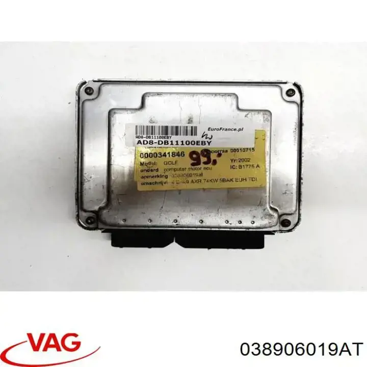 Unidad de control del motor  VAG 038906019AT precio, desde 53,72 EUR
