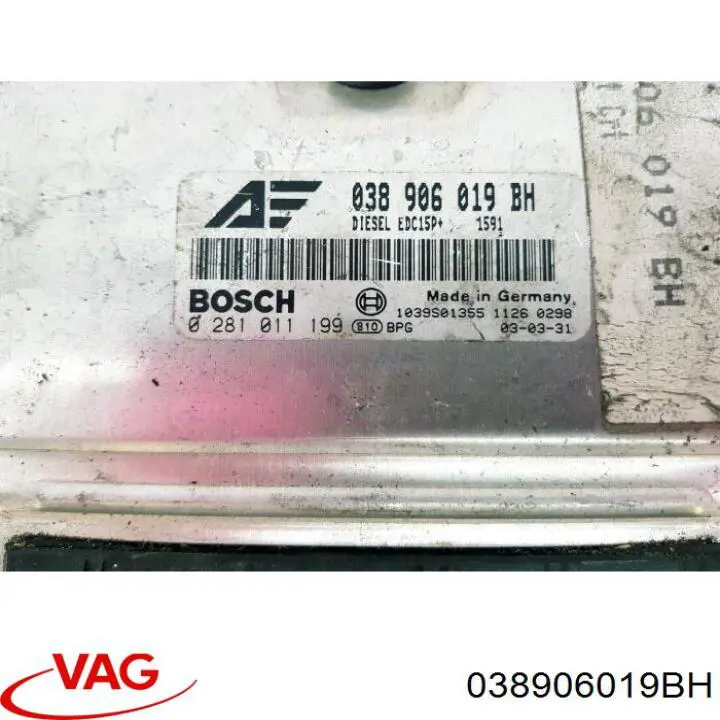 Unidad de control del motor  VAG 038906019BH precio, desde 98,74 EUR
