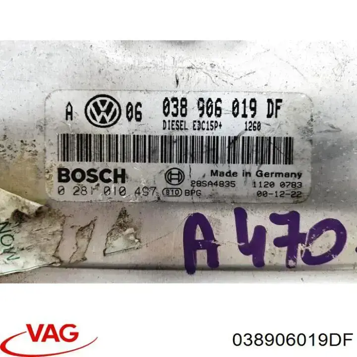 Unidad de control del motor  VAG 038906019DF precio, desde 92,93 EUR