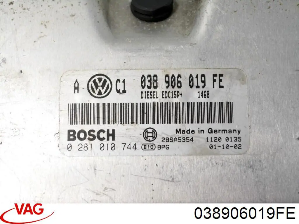 Unidad de control del motor  VAG 038906019FE precio, desde 172,79 EUR